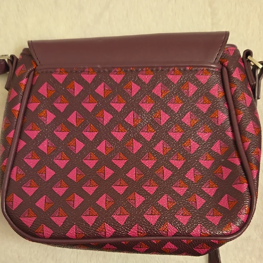 Vera Bradley Purple and Pink Crossbody Bag - Picture 5 of 12